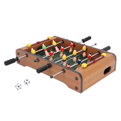 Tischfußball-Spielset, Tischfußball, 2 Bälle, 4 Reihen, für den Innenbereich, Pädagogisch, Ergonomischer Griff für von Generic