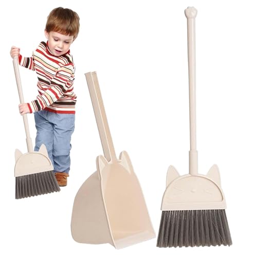 Toddler Cleaning Set – Broom & Dustpan Toy for Kids, Pretend Play Cleaning Kit, Fun & Educational Toy for Boys & Girls, Kitchen Playset for Early Learning von Generic