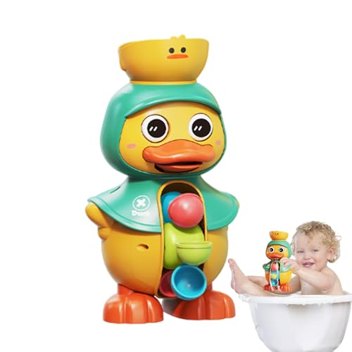 Toddler Waterwheel Duck Toy – Spin & Splashs Shower Baign Spielzeug mit sicherem Saugen | interaktiver Wasserspieler für Kinder und Vorschulalter | schwimmendes Poolspielzeug Amus von Generic