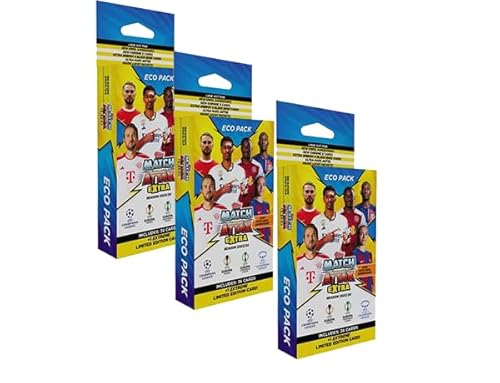 Topps Champions League Match Attax EXTRA 2023/24-3X Eco Pack Blister von Generic