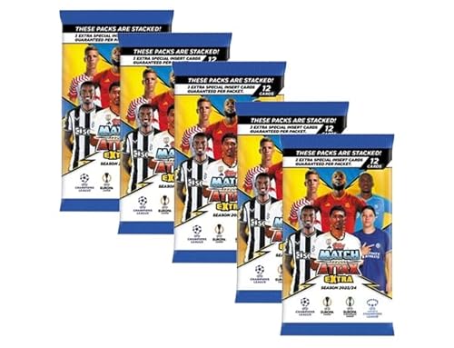 Topps Champions League Match Attax EXTRA 2023/24-5X Booster von Generic