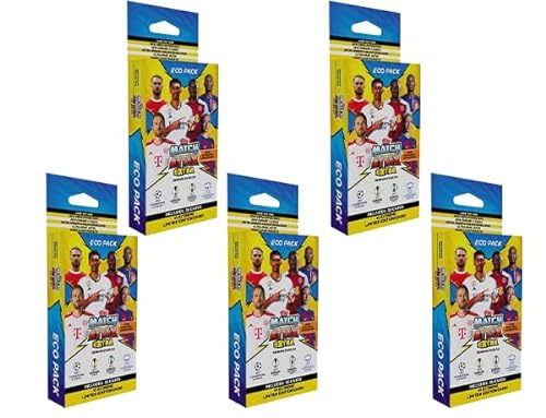 Topps Champions League Match Attax EXTRA 2023/24-5X Eco Pack Blister von Generic