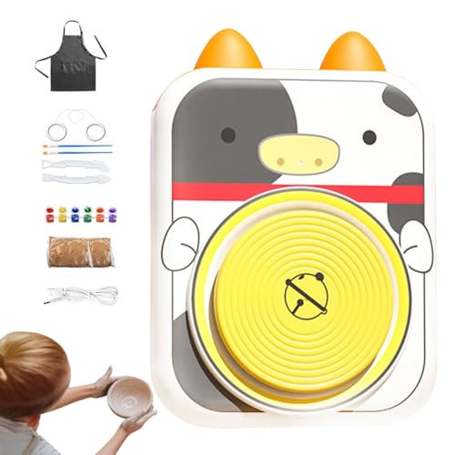 Torno De Alfarería para Principlantes, Tornos De Alfarería Y Accesorios,Kit De Torno De Alfarería USB para Niños con Diseño De - Kit De Alfarería, Rueda De Arcilla para Animales, Plantas, Formas Torno De Alfarería para Principlantes, Tornos De Alfarería Y Accesorios,Kit De Torno De Alfarería USB para Niños con Diseño De - Kit De Alfarería, Rueda De Arcilla para Animales, Plantas, Formas von Generic