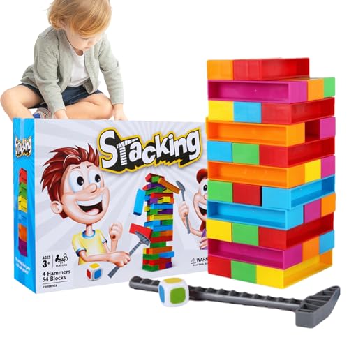 Tower Stack Game, Balance Board Game | ABS Building Games Tower Stack,Pädagogik-Entwicklung Spielzeug zur Verbesserung der kognitiven Fähigkeiten, stärken Sie die Eltern-Kind-Interaktion Tower Stack Game, Balance Board Game | ABS Building Games Tower Stack,Pädagogik-Entwicklung Spielzeug zur Verbesserung der kognitiven Fähigkeiten, stärken Sie die Eltern-Kind-Interaktion von Generic