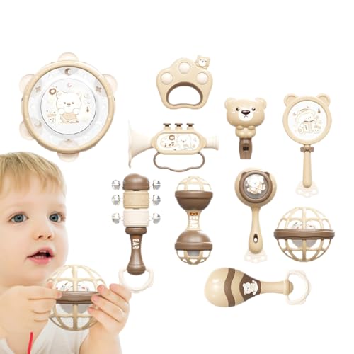 Toying Musical for Young Children Multisensorische, pädagogische und tragbare Schlaginstrumente | Frühe Stimulation ab 18 Monaten Spielen, Entwicklungsaktivitäten innerhalb oder außerhalb von H von Generic