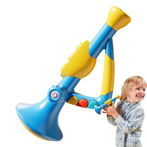 Toys Toys Kids – Little Trumpet Toy, Music Horn Hooter Toy | Lernspielzeug für Vorschule, praktisches Musikinstrument, Lernspielzeug für leichtes Gewicht von Generic
