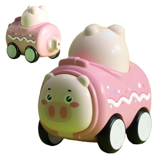 Trägheits-Auto-Spielzeug, Auto-Spielzeug für Kleinkinder, Spielzeug mit Trägheit, lustiges Autospielzeug für Kleinkinder – kleine Fahrzeuge zum Ziehen, Spielzeug zum Ziehen für Zuhause und von Generic