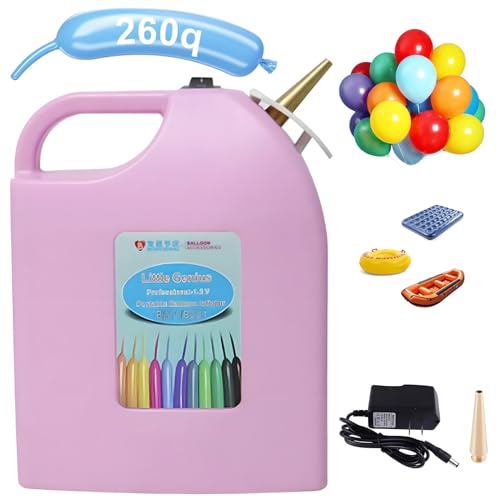Tragbare Ballonpumpe Elektrische Ballon -Inflator -Basketballgebläsermaschine für Home Party -Abschlussdekorationen Pink Tragbare Ballonpumpe Elektrische Ballon -Inflator -Basketballgebläsermaschine für Home Party -Abschlussdekorationen Pink von Generic
