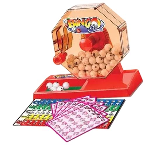 Tragbare Lotto Spielmaschine mit Weißen Bällen für Familienspaß zu Hause, 90pcs Bälle Tragbare Lotto Spielmaschine mit Weißen Bällen für Familienspaß zu Hause, 90pcs Bälle von Generic
