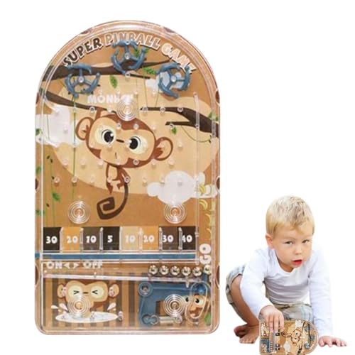 Tragbare Pinball Spiel - Mini Flipper, Kinderbrett Spiel | Taschenreisenspiele, Manuelles sensorisches Spielzeug mit verschiedenen Schwierigkeiten, die für Urlaub, Reisen und Momente geeignet sind Tragbare Pinball Spiel - Mini Flipper, Kinderbrett Spiel | Taschenreisenspiele, Manuelles sensorisches Spielzeug mit verschiedenen Schwierigkeiten, die für Urlaub, Reisen und Momente geeignet sind von Generic