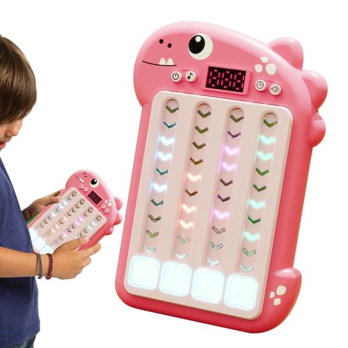 Tragbare Rhythmus-Spielkonsole, Dinosaurier-Design, Cartoon, elektronische Musik, Rhythmus, Reaktionsfähigkeit der Maschine, Trainingsspielzeug zur Linderung von Spannungen Tragbare Rhythmus-Spielkonsole, Dinosaurier-Design, Cartoon, elektronische Musik, Rhythmus, Reaktionsfähigkeit der Maschine, Trainingsspielzeug zur Linderung von Spannungen von Generic