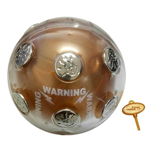 Tragbarer Ball - 6x6x4,1 cm Elektroschock -Stress -Ball, Streichspielzeugpartyzubehör, fordern Sie die heiße Kartoffel des Schocks heraus | Tragbares schockierendes Spiel leuchtet Bälle für Geschenke von Generic