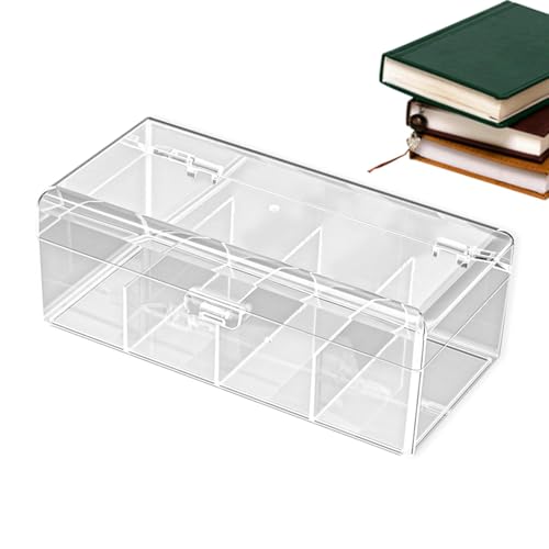 Transparente Spielkartenbox, transparentes Spielkartenetui – Sammelbox für Sammelkarten, Organizer für Kartenspiele, Kartenetui von Generic