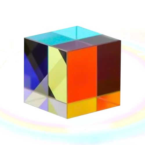 Transparenter Würfel Optischer Würfel Prism Light Arrogs Rainbow Rainbow Prism Würfel Glas optische Lichtbrechung Prism Transparenter Würfel Optischer Würfel Prism Light Arrogs Rainbow Rainbow Prism Würfel Glas optische Lichtbrechung Prism von Generic