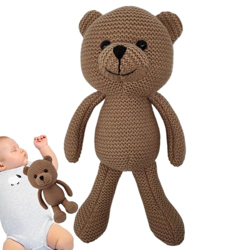 Tricotted Plush Animal - Kinderhakenpuppen, Tiertier -Kauspielzeug in niedlichem Plüsch | 25 cm / 9,84 Zoll Trüte in Plüsch, Home Display Ornament Tricotted Plush Animal - Kinderhakenpuppen, Tiertier -Kauspielzeug in niedlichem Plüsch | 25 cm / 9,84 Zoll Trüte in Plüsch, Home Display Ornament von Generic
