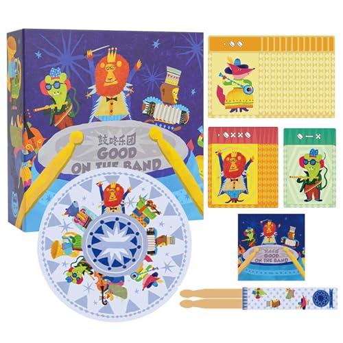 -Trommeln, Kindertrommeln - Sensorische Musikinstrumententrommel,Lerntrommelspielzeug Sensorische Musikinstrumententrommel für Kleinkinder, , Mädchen -Trommeln, Kindertrommeln - Sensorische Musikinstrumententrommel,Lerntrommelspielzeug Sensorische Musikinstrumententrommel für Kleinkinder, , Mädchen von Generic