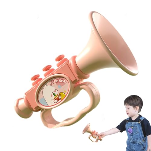 Trompete für Kinder, Trompete für Kleinkinder, Saxophon mit Cartoon-Trompete, Hupe, Geräuschkennzeichen, Lernspielzeug für und Mädchen Trompete für Kinder, Trompete für Kleinkinder, Saxophon mit Cartoon-Trompete, Hupe, Geräuschkennzeichen, Lernspielzeug für und Mädchen von Generic