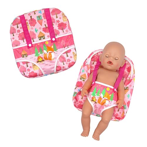 Tür – für Puppen, Tasche, Rucksack, Tasche | Rucksack für Reborn America Puppe, Aufbewahrungstaschen für Puppen von 30,5 bis 45,7 cm (12 bis 18 Zoll), für kleine Mädchen, Baby Doll von Generic