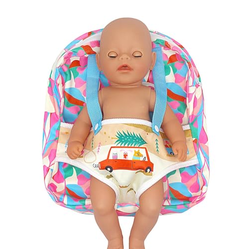 Tür – für Puppen, Tasche, Rucksack, Tasche | Rucksack für Reborn America Puppe, Aufbewahrungstaschen für Puppen von 30,5 bis 45,7 cm (12 bis 18 Zoll), für kleine Mädchen, Baby Doll von Generic