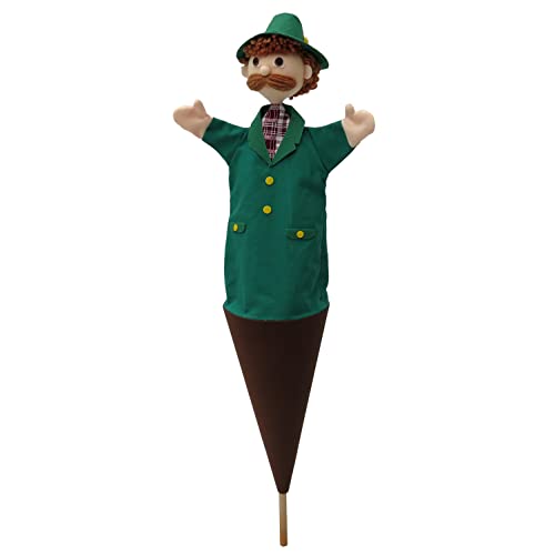 Tütenkasper Marionette Märchenfigur Jäger 56 cm, Ideal für Puppentheatre und Rollenspiele, für Kinder Baby Jungen Mädchen Tütenkasper Marionette Märchenfigur Jäger 56 cm, Ideal für Puppentheatre und Rollenspiele, für Kinder Baby Jungen Mädchen von Generic
