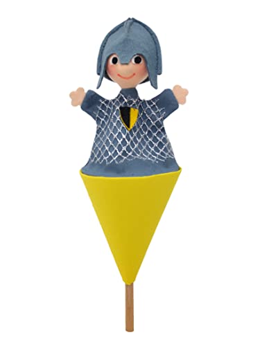 Tütenkasper Marionette Märchenfigur Ritter 21 cm, Ideal für Puppentheatre und Rollenspiele, für Kinder Baby Jungen Mädchen Tütenkasper Marionette Märchenfigur Ritter 21 cm, Ideal für Puppentheatre und Rollenspiele, für Kinder Baby Jungen Mädchen von Generic