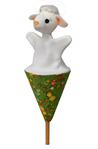Tütenkasper Marionette Märchenfigur Schaf 20 cm, Ideal für Puppentheatre und Rollenspiele, für Kinder Baby Jungen Mädchen Tütenkasper Marionette Märchenfigur Schaf 20 cm, Ideal für Puppentheatre und Rollenspiele, für Kinder Baby Jungen Mädchen von Generic