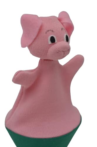 Tütenkasper Marionette Märchenfigur Schwein 20 cm, Ideal für Puppentheatre und Rollenspiele, für Kinder Baby Jungen Mädchen Tütenkasper Marionette Märchenfigur Schwein 20 cm, Ideal für Puppentheatre und Rollenspiele, für Kinder Baby Jungen Mädchen von Generic
