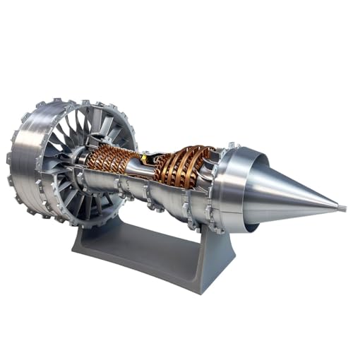 Turbinentriebwerk 1:24 Modell, Flugzeug-Turbojet-Nachbildung 28 cm, Mechanische Luftfahrt-Lernhilfe und Schreibtisch-Dekorationsgeschenk für Erwachsene Hobbyisten Turbinentriebwerk 1:24 Modell, Flugzeug-Turbojet-Nachbildung 28 cm, Mechanische Luftfahrt-Lernhilfe und Schreibtisch-Dekorationsgeschenk für Erwachsene Hobbyisten von Generic