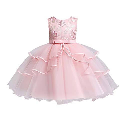 Tutu-Rock für Mädchen - Kleinkind Cosplay Kinderkleid Kleidung Ärmellose Spitze Prinzessin Partymantel Kleidung & Rock für Kostümpartys Tanz (5-6 Years) von Generic