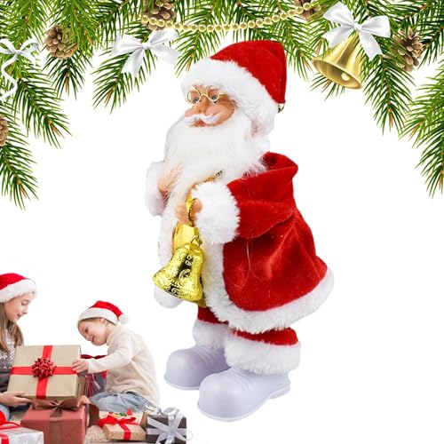 Twerking Weihnachtsmann mit Musik, Twerking Santa | Gefüllte Plüschpuppe, die den Arsch schüttelt, animierte Weihnachtsmannpuppe, Nikolausspielzeug für die Familie der Kinder von Generic