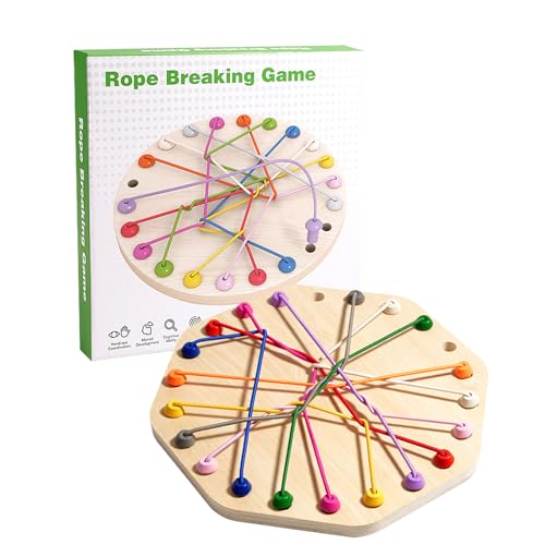 Twisted Seil -Puzzliel, Seil entworfen, Strategie, verkleidete Rolle, Eltern - Interaktives Spielspiel, Lernspielzeug verbessert die Fähigkeiten zur Problemlösung und VE von Generic