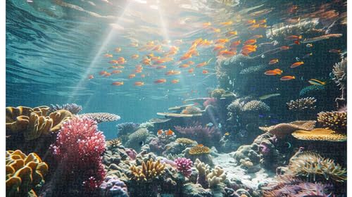 Tyndall Effect Coral Theater, Meeresboden-Geologie-Kunst-Puzzle, 1000-teiliges Puzzle (B ; 1000 Piece) von Generic