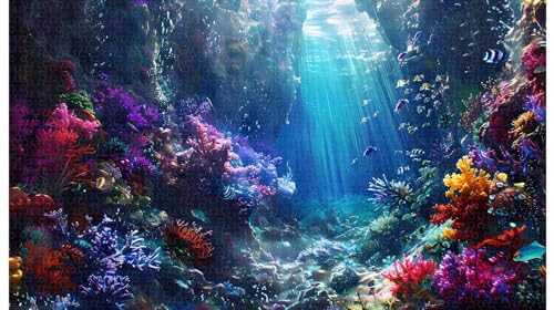 Tyndall Effect Coral Theater, Photosynthetisches Korallenkunst-Puzzle, 1000-teiliges Puzzle (B ; 1000 Piece) von Generic