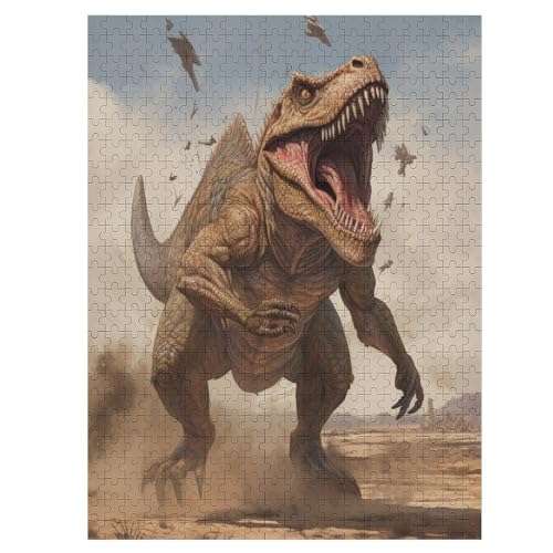 Tyrannosaurus - 1000 Teile Puzzle – - Hochauflösendes - Gelegenheitsspiel – 1000 Teile Holzpuzzle 500 von Generic