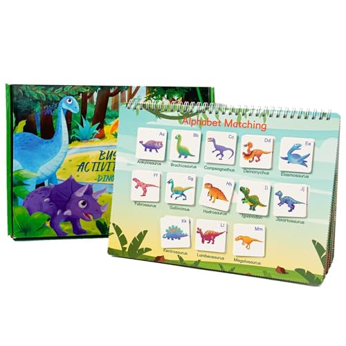 Übungsbuch zum Lernen im Vorschulalter – immersives Lernbuch, lustige Lernaktivitäten, beschäftigtes Dinosaurier-Buch, interaktives Aktivitätsbuch für Kinder Übungsbuch zum Lernen im Vorschulalter – immersives Lernbuch, lustige Lernaktivitäten, beschäftigtes Dinosaurier-Buch, interaktives Aktivitätsbuch für Kinder von Generic