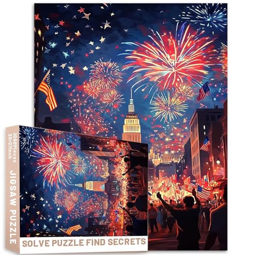 USA Landmarks Night Celebration Puzzle 1000 Teile Festliches Feuerwerk Menschenarchitektur 27x20 Zoll 50x70cm Hell 8k Glatt Hohe Details Hyper Qualität Hohe Auflösung USA Landmarks Night Celebration Puzzle 1000 Teile Festliches Feuerwerk Menschenarchitektur 27x20 Zoll 50x70cm Hell 8k Glatt Hohe Details Hyper Qualität Hohe Auflösung von Generic