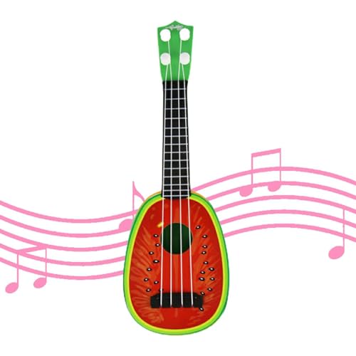 Ukulele-Gitarre für | Ukulele in Fruchtform für und Mädchen | Musikspielzeug für Kleinkinder, Erdbeer-Optionen, Wassermelone, Orange, Kiwi, ideal um das musikalische Interesse zu wecken Ukulele-Gitarre für | Ukulele in Fruchtform für und Mädchen | Musikspielzeug für Kleinkinder, Erdbeer-Optionen, Wassermelone, Orange, Kiwi, ideal um das musikalische Interesse zu wecken von Generic