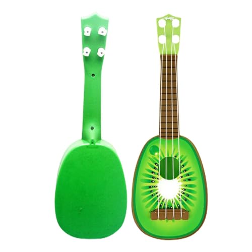 Ukulele de Frutas Para niños: divertido instrumento Musical Para niños pequeños | Guitarra Para Principiantes Con Forma de fruta (Fresa, Sandía, Naranja, Kiwi) | Juguete Musical de iluminación pa von Generic