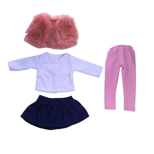 Ultimatives 18 Zoll Puppenkleidungs- und Zubehörset für Mädchen, perfekt für fantasievolles Spielen und Mode Zsh553 (45cm) von Generic