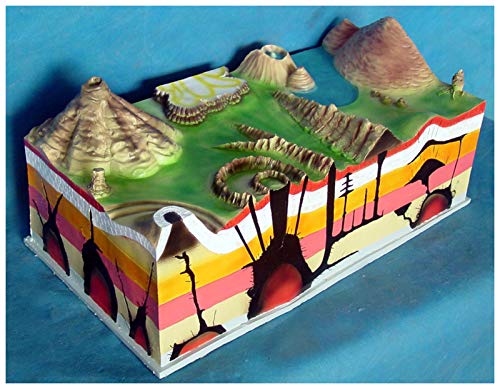 Umfassendes Demonstrationsmodell Für Vulkane – Geomorphologisches Vulkanmodell – Modell Eines Vulkans – Für Geologie – Zur Demonstration Im Geologieunte Umfassendes Demonstrationsmodell Für Vulkane – Geomorphologisches Vulkanmodell – Modell Eines Vulkans – Für Geologie – Zur Demonstration Im Geologieunte von Generic