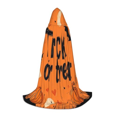 Umhang mit Kapuze für Cartoon-Halloween, Süßer Kürbis Kapuzenumhang Vampir Kostüm Umhang Kapuze für Cosplay Halloween Make-up Party Umhang mit Kapuze für Cartoon-Halloween, Süßer Kürbis Kapuzenumhang Vampir Kostüm Umhang Kapuze für Cosplay Halloween Make-up Party von Generic