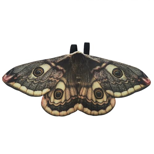 Umhang mit Mottenflügeln - Kostüm mit Mottenflügeln, Halloween-Kostüm, Umhang und Schal mit Flügeln Motte, Schmetterlingsflügel, Kostümzubehör für Mädchen Umhang mit Mottenflügeln - Kostüm mit Mottenflügeln, Halloween-Kostüm, Umhang und Schal mit Flügeln Motte, Schmetterlingsflügel, Kostümzubehör für Mädchen von Generic