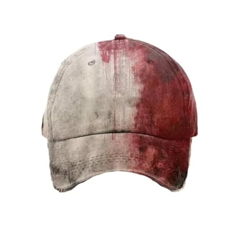 Unisex Casual Dark Blood Stain Hat Problem Solved Bloody Cap I'm Fine Baseball Cap Bestickte Baseball Halloween Hüte (L) von Generic