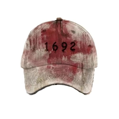 Unisex Casual Dark Blood Stain Hat Problem Solved Bloody Cap I'm Fine Baseball Cap Bestickte Baseball Halloween Hüte (O) von Generic