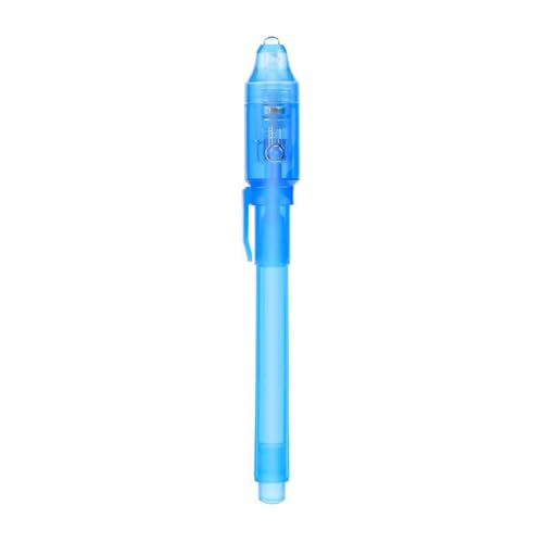Unsichtbarer Tintenstift – Unsichtbarer Tintenstift mit UV-Licht | Magische verschwindende Tinte | Magischer Stift, verschwindender Stift für Partytüten, zum Schreiben geheimer Informationen Unsichtbarer Tintenstift – Unsichtbarer Tintenstift mit UV-Licht | Magische verschwindende Tinte | Magischer Stift, verschwindender Stift für Partytüten, zum Schreiben geheimer Informationen von Generic