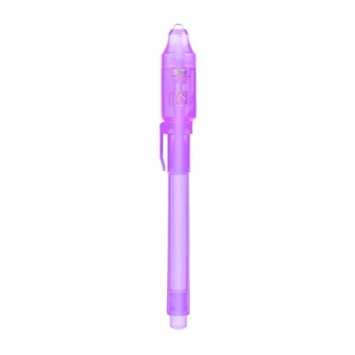 Unsichtbarer Tintenstift – Unsichtbarer Tintenstift mit UV-Licht | Magische verschwindende Tinte | Magischer Stift, verschwindender Stift für Partytüten, zum Schreiben geheimer Informationen Unsichtbarer Tintenstift – Unsichtbarer Tintenstift mit UV-Licht | Magische verschwindende Tinte | Magischer Stift, verschwindender Stift für Partytüten, zum Schreiben geheimer Informationen von Generic