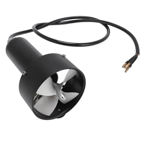 Unterwassermesser, 12 Bis 25,2 V Aluminiumlegierung Versiegelte Motormesserpropeller mit 4 Klingen für Kajakboote U -Boot -Roboter (CW) von Generic