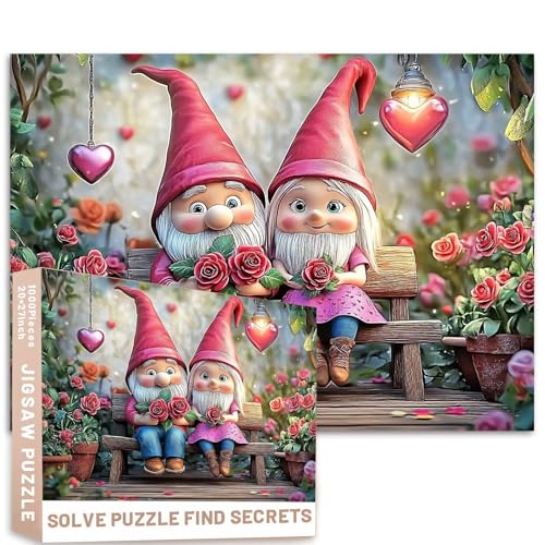 Valentins-Puzzle für Paare, 1000 Stück, Garten, Romantik-Kunst, 68,6 x 50,8 cm, Rosenbank, Familienaktivitäten, Spiele, bunt, DIY, Bastelpuzzle für Heimdekoration, Geschenke Valentins-Puzzle für Paare, 1000 Stück, Garten, Romantik-Kunst, 68,6 x 50,8 cm, Rosenbank, Familienaktivitäten, Spiele, bunt, DIY, Bastelpuzzle für Heimdekoration, Geschenke von Generic