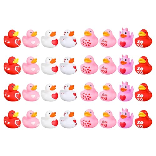 Valentinstagsducks aus Gummi – Urlaubsgummi, niedliche Ducks | Enten-Badespielzeug, Themen-Badespielzeug, Entenfiguren für Herzmotiv für römische Geschenke Valentinstagsducks aus Gummi – Urlaubsgummi, niedliche Ducks | Enten-Badespielzeug, Themen-Badespielzeug, Entenfiguren für Herzmotiv für römische Geschenke von Generic