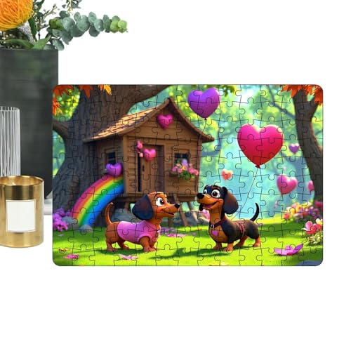 Valentinstagspuzzle, Valentinstagspuzzle, Lernpuzzle für kleine Kinder, buntes Lernpuzzle, romantisches Puzzle für Erwachsene, Spielset von Generic